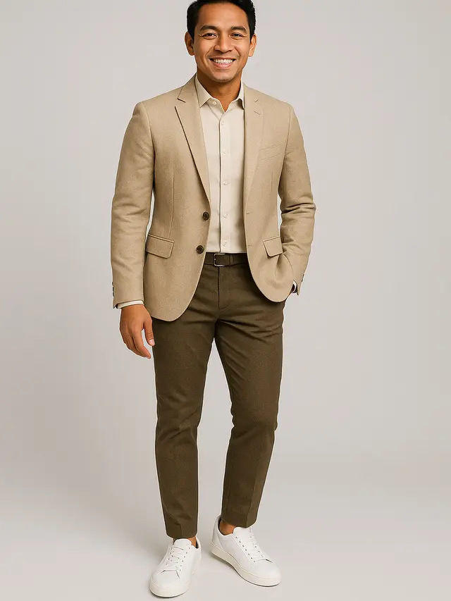 Inspirasi Outfit Perpaduan Sepatu Putih (Image by ChatGPT)