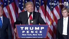 Donald Trump yang semasa kampanye kurang populer justru muncul sebagai pemenang pilpres AS.
