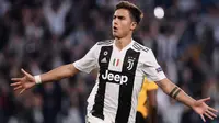 Paulo Dybala mencetak tiga gol ketika Juventus berhadapan dengan Young Boys pada pertandingan Liga Champions. (AFP/Marco Bertorello)