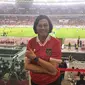 Menteri Keuangan Sri Mulyani yang menonton langsung pertandingan Timnas Indonesia vs Argentina tadi malam pun mengungkapkan pujiannya atas perjuangan Timnas Indonesia. (Sumber: Instagram Sri Mulyani @smindrawati)