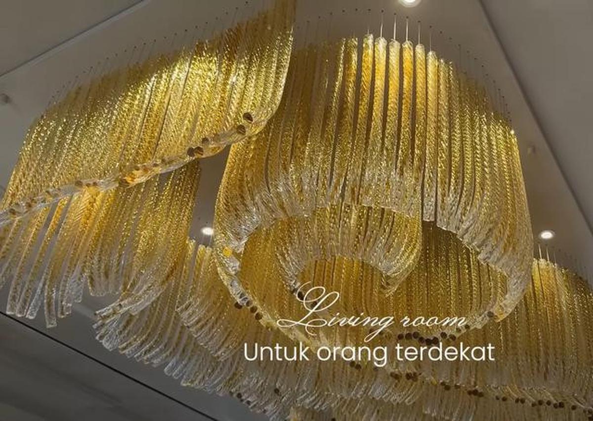 8 Model Chandelier di Rumah Baru Tasya Farasya, Ada yang Terinspirasi dari Namanya