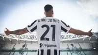 Juventus resmi menebus Kaio Jorge dari Santos pada Rabu (18/8/2021) dini hari WIB. (dok. Juventus)