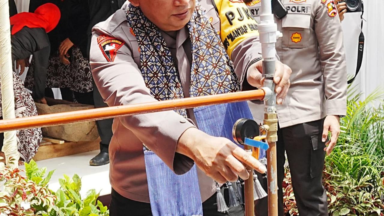 Resmikan Sumur Bor di Yogyakarta, Kapolri: Kita Harapkan Bermanfaat untuk Masyarakat