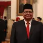 Airlangga Hartarto menjadi Menteri Perindustrian menggantikan Saleh Husin (Liputan6.com/Faizal Fanani)