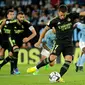 Pemain Real Madrid Eden Hazard gagal memanfaatkan penalti saat melawan Celta Vigo pada pertandingan sepak bola La Liga Spanyol di Stadion Balaidos, Vigo, Spanyol, 20 Agustus 2022. Real Madrid menang 4-1. (AP Photo/Lalo R. Villar)