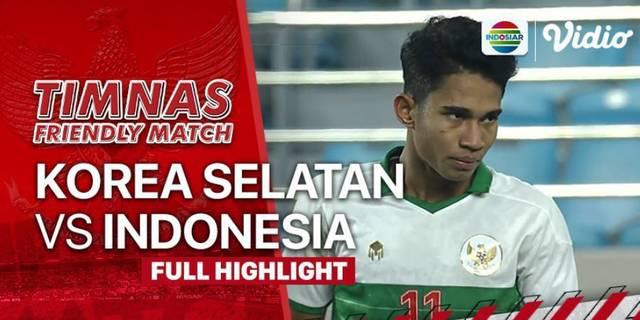 VIDEO: Timnas Indonesia U-19 Kembali Telan Kekalahan Melawan Korea Selatan U-19 di Laga Uji Coba