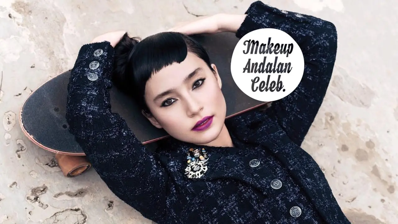 [Bintang] Makeup Andalan Seleb: Dari Riasan Mata Sampai Bibir yang Gelap, Tatjana Saphira Eksplorasi Edgy Makeup