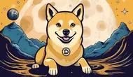 Ilustrasi meme coin dogecoin. (Foto By AI)