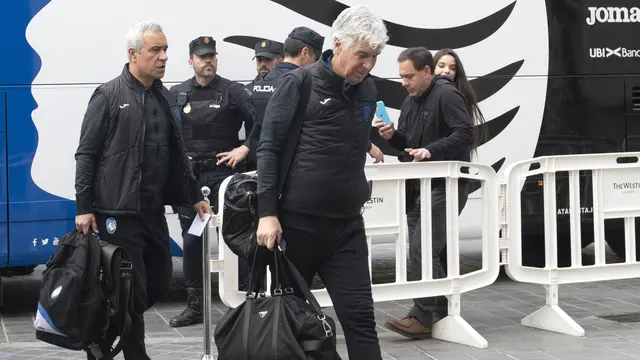 Para pemain Atalanta sudah tiba di Valencia