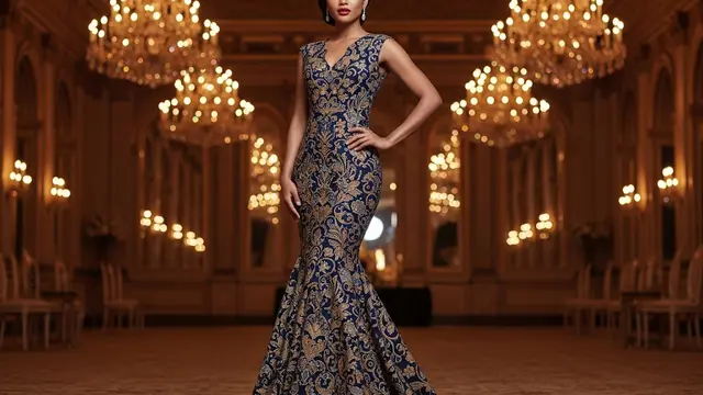 Mermaid Batik Sleeveless Dress