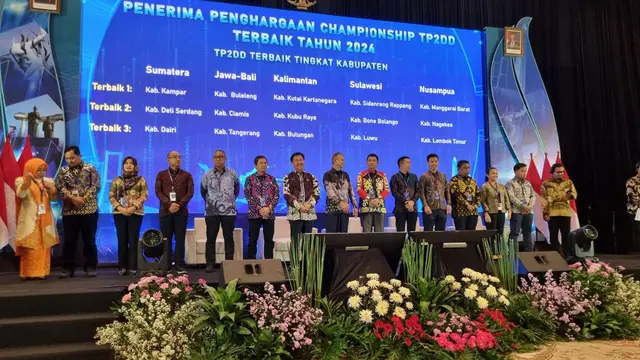 Pemerintah Kabupaten (Pemkab) Tangerang meraih penghargaan sebagai Kabupaten Terbaik III di lingkup Jawa-Bali dalam ajang Championship Tim Percepatan dan Perluasan Digitalisasi Daerah (TP2DD) Tahun 2024. (Istimewa)