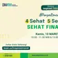 Webinar Inspirasi Emas #PunyaRencana dilaksanakan pada Kamis, 10 Maret 2022 secara gratis live via ZOOM & KASKUS TV.