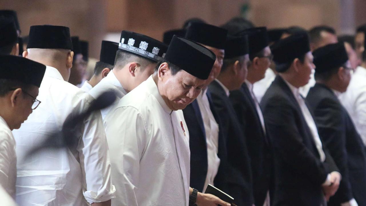 Prabowo-Gibran laksanakan salat Idulfitri di Masjid Istiqlal