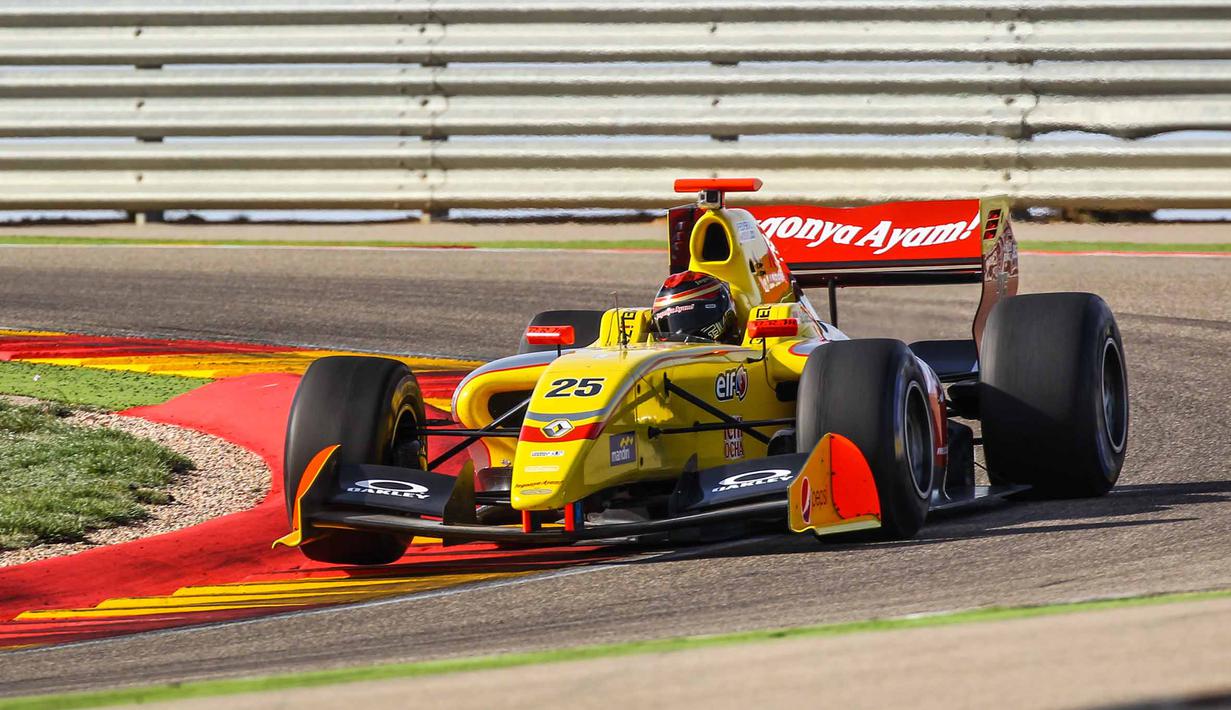 Aksi Sean Gelael di Lintasan 3 (istimewa).