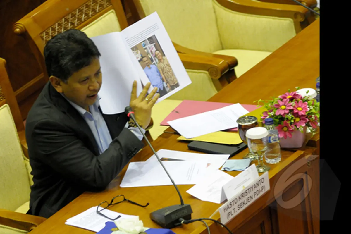 Hasto Kristiyanto Mengikuti RDP Dengan Komisi III DPR RI 