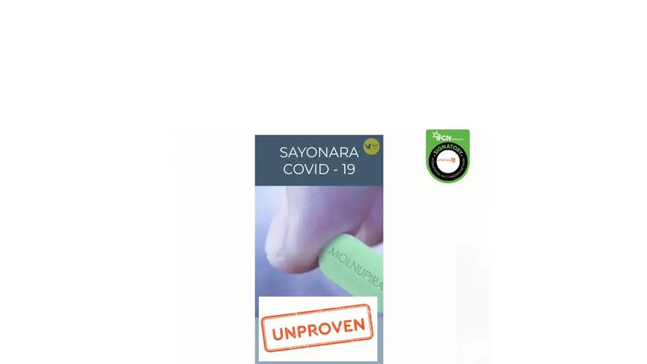 Cek Fakta Molnupiravir
