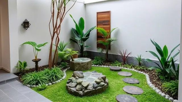 taman dalam rumah (ilustrasi by qwen.ai)