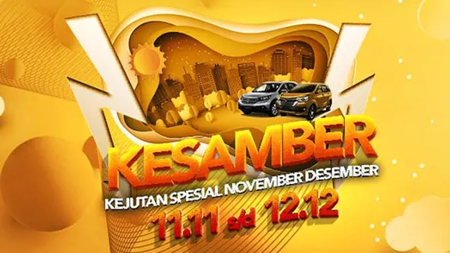 Kejutan Harbolnas 11.11, Beli Mobil Bisa Dapat Vespa