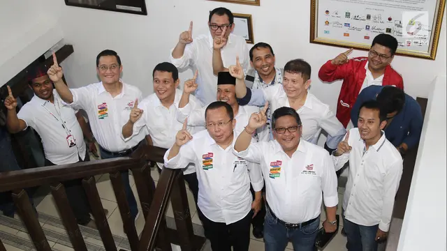Lapor Dana Kampanye, Sekjen Partai Koalisi Jokowi - Ma'ruf Sambangi KPU