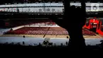 Ribuan kader dan simpatian Partai Demokrasi Indonesia Perjuangan (PDIP) saat menghadiri peringatan puncak Bulan Bung Karno (BBK) di Stadion Utama Gelora Bung Karno (GBK), Jakarta, Sabtu (24/6/2023). (Liputan6.com/Helmi Fithriansyah)