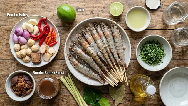 Resep Udang Bakar Bumbu Rujak