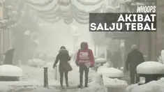 Rekor ketebalan salju pada tahun ini bahkan menyamai kondisi terparah yang terjadi pada tahun 1985.