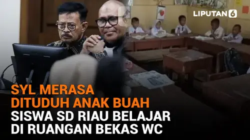 VIDEO: SYL Merasa Dituduh Anak Buah, Siswa SD Riau Belajar di Ruangan Bekas WC