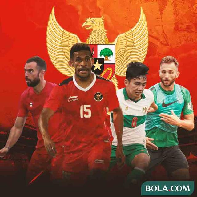 Timnas Indonesia - Jordi Amat, Ricky Kambuaya, Witan Sulaeman, Ilija Spasojevic