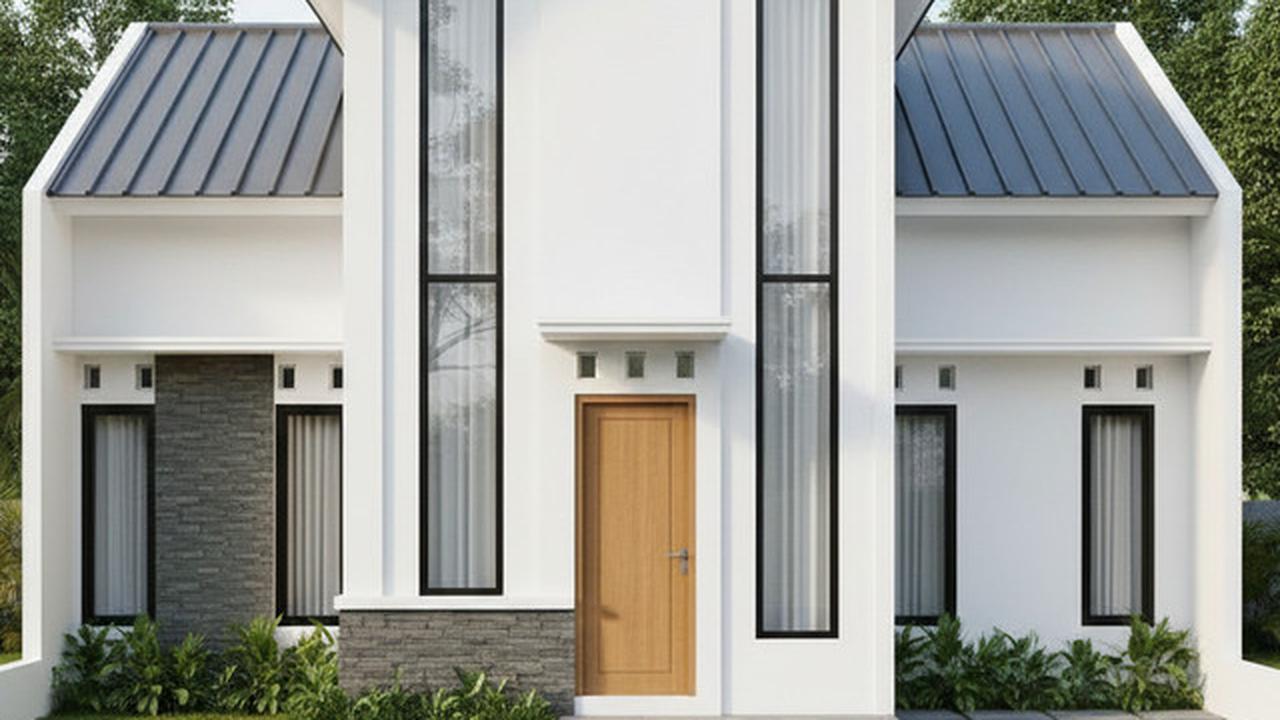 8 Gambar Rumah Minimalis Atap Limas, Desain Elegan yang Cocok untuk Lahan Kecil maupun Luas