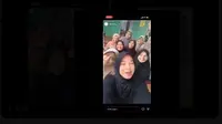 Mahasiswa UNP yang sedang KKN membuat video diduga kritik atas fasilitas yang tersedia di tempat KKN. (dok. Twitter @andalasfess)