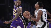 LeBron James memimpin Lakers kalahkan Spurs pada lanjutan NBA (AP)