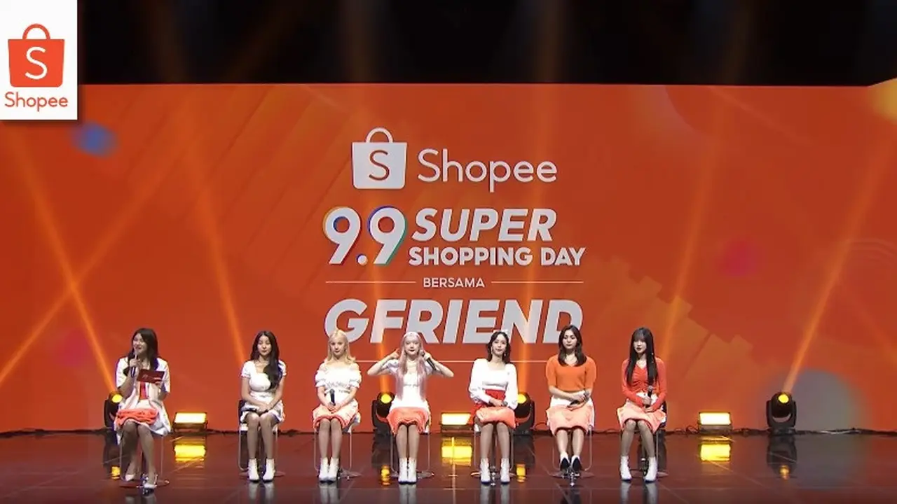 Intip Kemeriahan TV Show Shopee 9.9 Super Shopping Day, GFriend Tampil Spesial Lho!