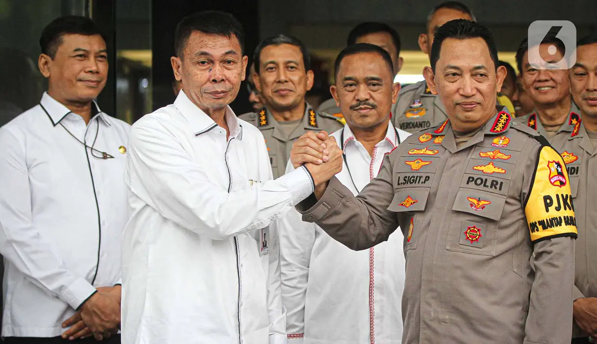 KPK dan Polri berkomitmen mendukung penegakan hukum khususnya perihal tindak pidana korupsi.(Liputan6.com/Faizal Fanani)
