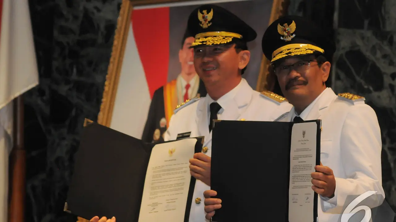  Djarot Saiful Hidayat Resmi Jadi Wagub DKI Jakarta