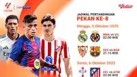 Jadwal dan Nonton LaLiga 2025/26 Minggu Ini: di Vidio