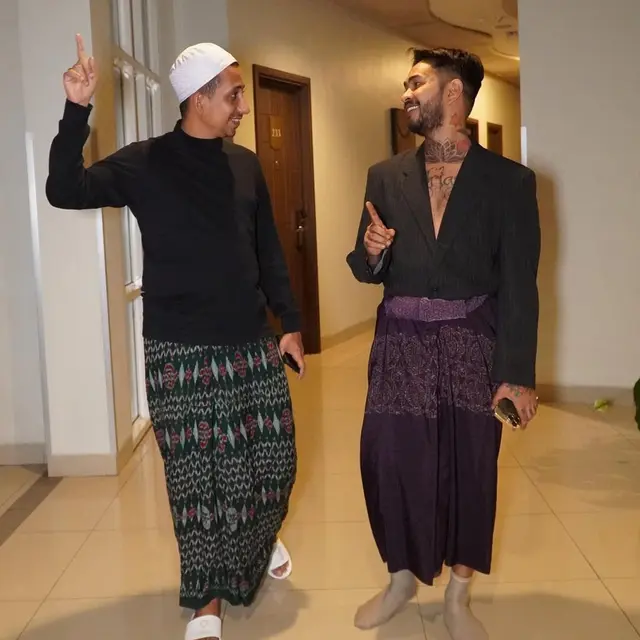 Potret kedekatan Onad dengan Habib Jafar (Instagram/@husein_hadar)