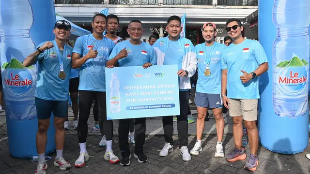 Berlari untuk Kemanusiaan, Le Minerale Running Squad Persembahkan Ribuan Kilometer Jadi Donasi untuk Palestina