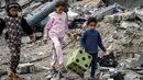Sedangkan, jumlah korban tewas seluruhnya sejak perang dimulai pada 7 Oktober 2023 telah mencapai 50.523 orang. (Eyad BABA/AFP)