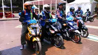 PT Shell Indonesia resmi meluncurkan Shell Advance AX5 Scooter sebagai pelumas khusus skutik