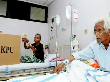 [FOTO] Suasana Pencoblosan di Rumah Sakit Fatmawati