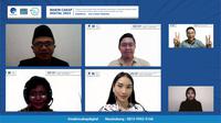 Webinar yang diadakan oleh oleh Kementerian komunikasi dan informatika (Kemenkominfo) bertema “Mengenal Fenomena Catfishing dan Cara Menghindarinya”. (Foto: Istimewa).