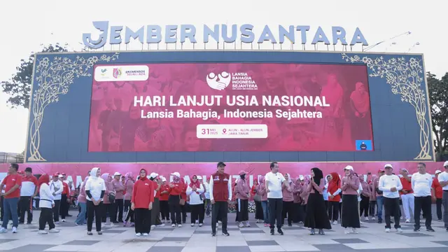 Kunjungan ke Jember, Menteri Sosial Saifullah Yusuf Hadiri Perayaan Hari Lanjut Usia Nasional hingga Resmikan Sekolah Rakyat