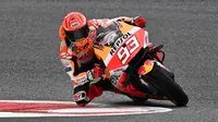 Sementara Marc Marquez dari tim Repsol Honda menyelesaikan lomba di urutan ke-8. (Foto: AFP/Joe Klamar)