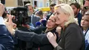 <p>Larangan penggunaan hijab adalah salah satu upaya Le Pen untuk melawan ideologi Islam. (Foto: Instagram/ Marine_Lepen)</p>