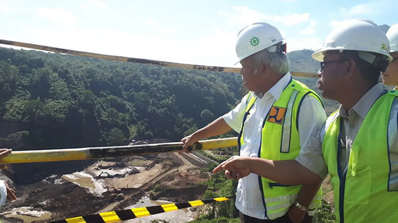 Menteri Basuki Tinjau Bendungan Bendo di Ponorogo Berdaya Tampung Air 43 Juta Meter Kubik