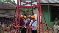 Peresmian jembatan oleh Pasar Modal Indonesia dan Yayasan Sahabat Pedalaman pada  19 Oktober 2023