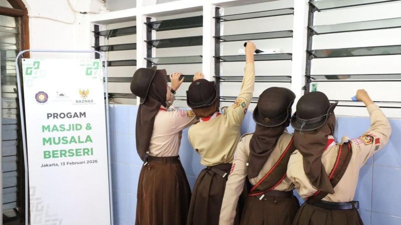 Baznas Bersihkan Masjid Jelang Ramadhan di Berbagai Negara, Gaungkan Semangat Kebersamaan