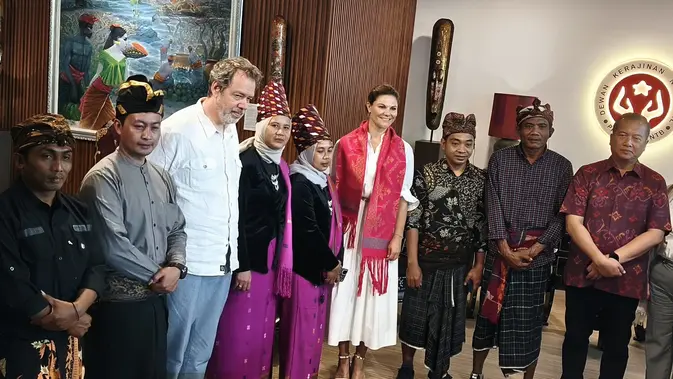 Kunjungi Lombok, Putri Mahkota Swedia Saksikan Kisah Warga Bangkit Pascagempa