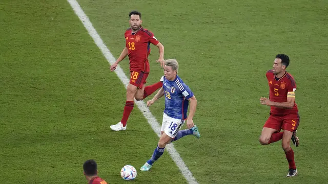Jepang Melaju ke 16 Besar Piala Dunia 2022 Usai Bungkam Spanyol