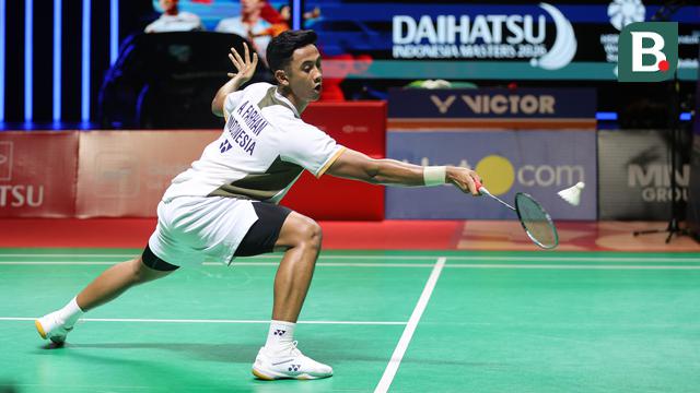 Foto: Tampil Mendominasi Atas Wakil Taiwan, Alwi Farhan Amankan 1 Tiket Final Indonesia Masters 2026
